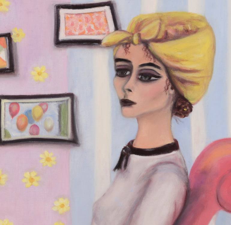 Original Expressionism People Painting by Josta Della Edd