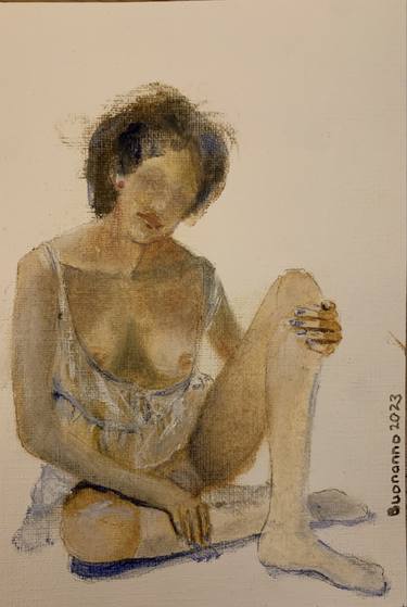 Original Figurative Body Paintings by Lisbeth Buonanno