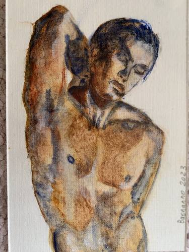 Print of Figurative Erotic Paintings by Lisbeth Buonanno