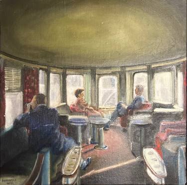 Print of Train Paintings by Lisbeth Buonanno