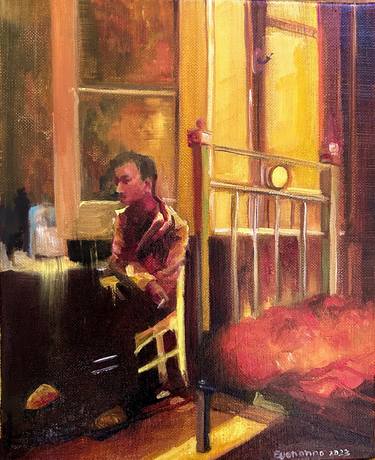 Print of Figurative Interiors Paintings by Lisbeth Buonanno