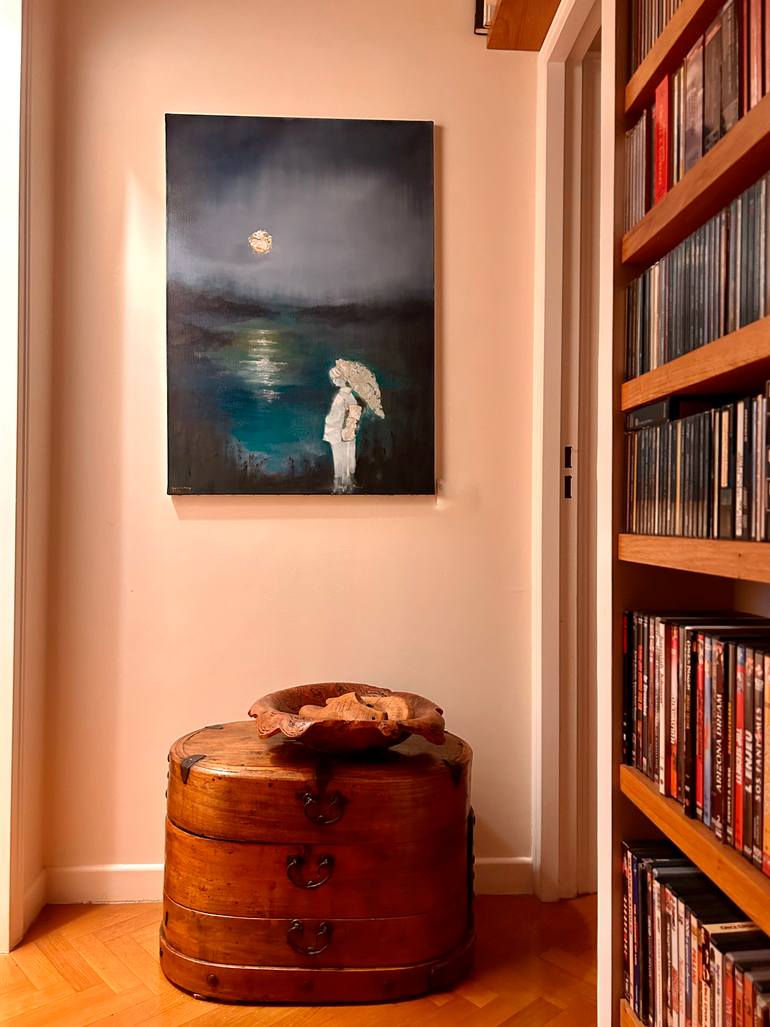 Original Conceptual Nature Painting by Lisbeth Buonanno