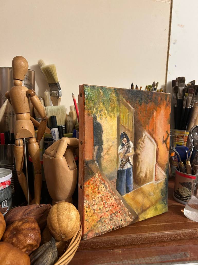 Original Contemporary Rural Life Painting by Lisbeth Buonanno