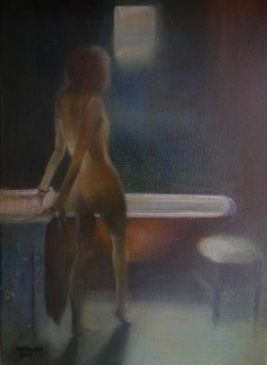 Print of Figurative Erotic Paintings by Lisbeth Buonanno