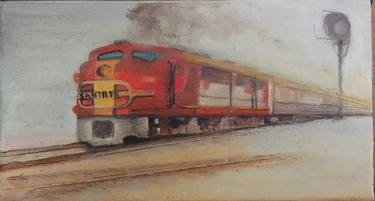 Print of Train Paintings by Lisbeth Buonanno