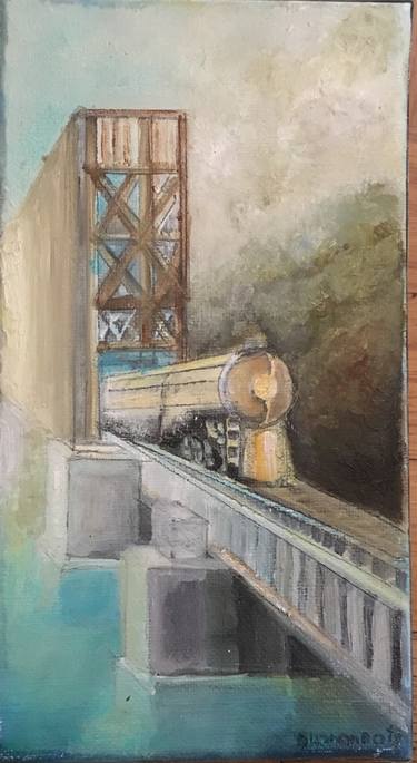 Print of Train Paintings by Lisbeth Buonanno