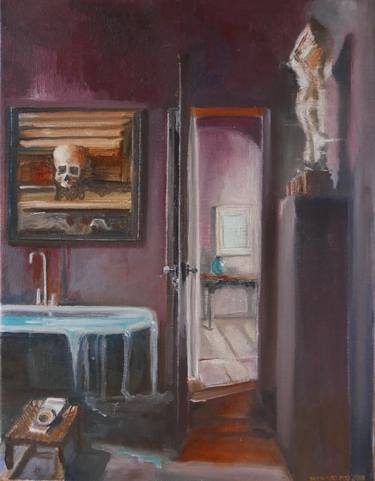 Print of Figurative Interiors Paintings by Lisbeth Buonanno