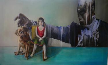 Print of Figurative Dogs Paintings by Lisbeth Buonanno