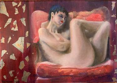 Original Figurative Nude Paintings by Lisbeth Buonanno