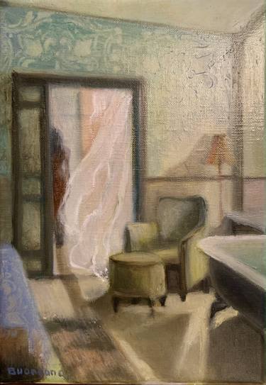 Print of Figurative Interiors Paintings by Lisbeth Buonanno