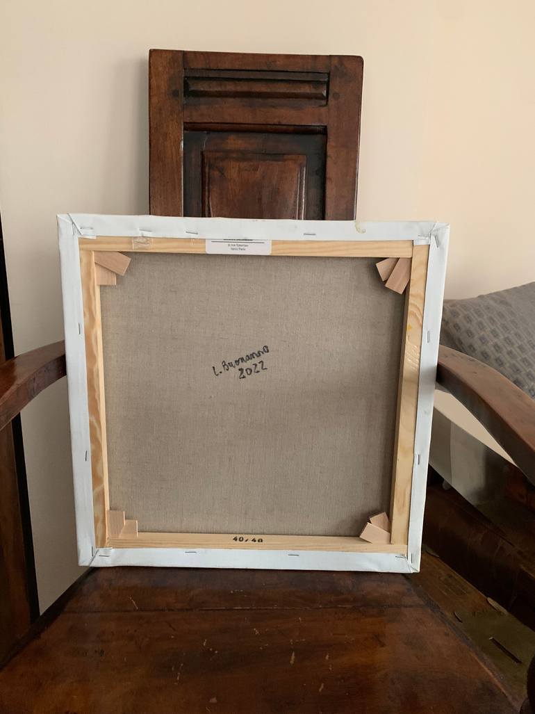 Original Figurative Cities Painting by Lisbeth Buonanno