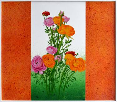 Original Floral Paintings by Ilaria Caputo