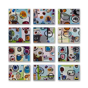 Original Abstract Rural life Collage by Bethan Ash