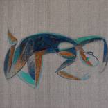 Crab turquoise by Actual Art Gallery