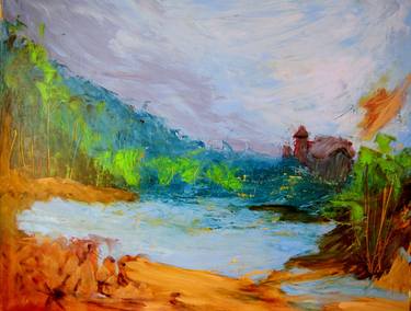 Original Landscape Painting by carolyn bonier
