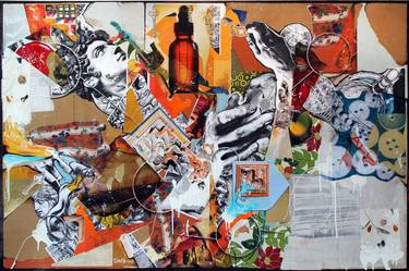 Print of Abstract Expressionism Time Collage by Gavin Sewell