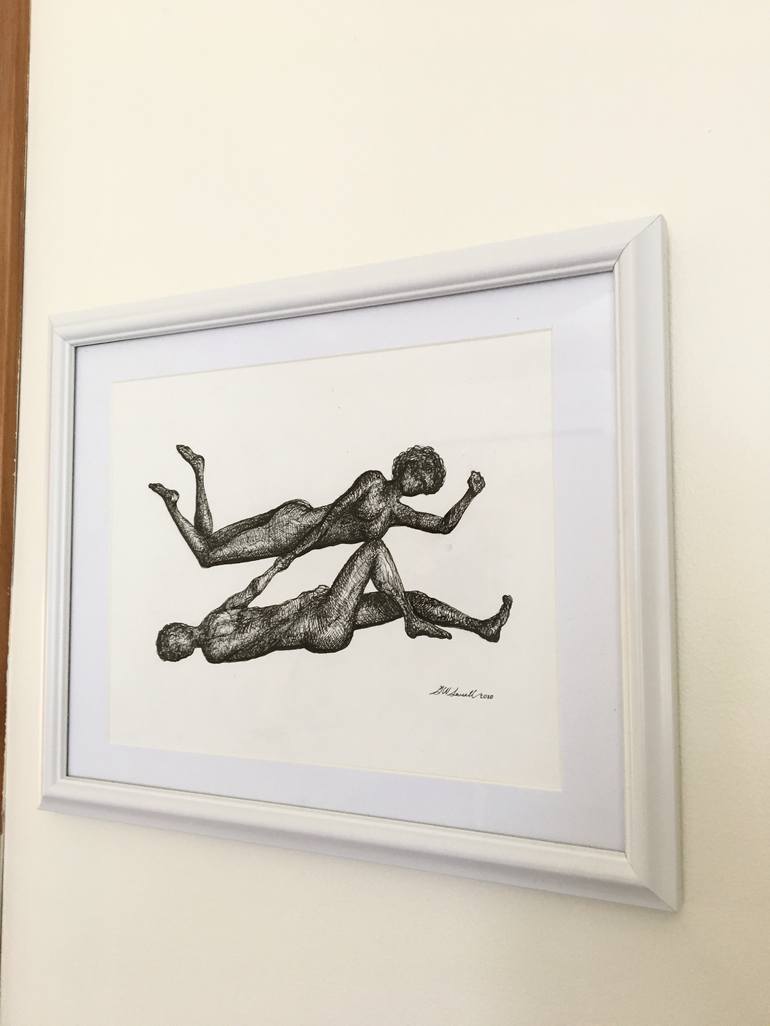 Original Nude Drawing by Gavin Sewell