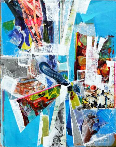 Print of Abstract Geometric Collage by Gavin Sewell