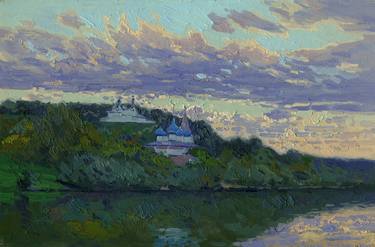 Sunset on the Klyazma River. Gorokhovets thumb