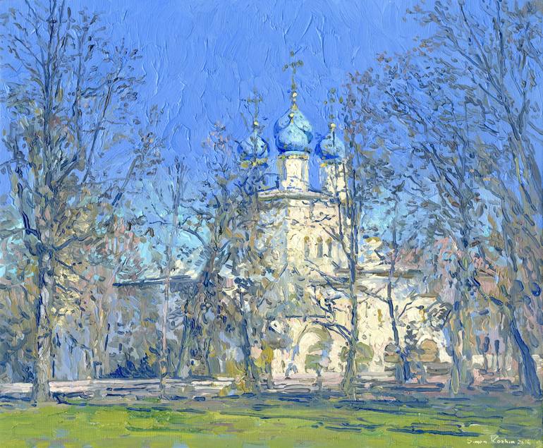 Temple of the Kazan Icon of the Mother of God in Kolomenskoye Painting ...