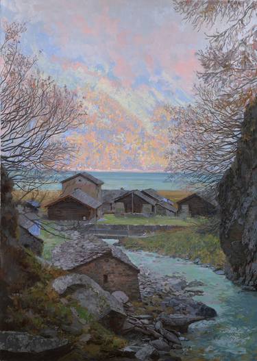 Original Landscape Paintings by Simon Kojin