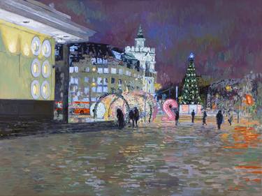 New Year. Turgenevskaya square thumb