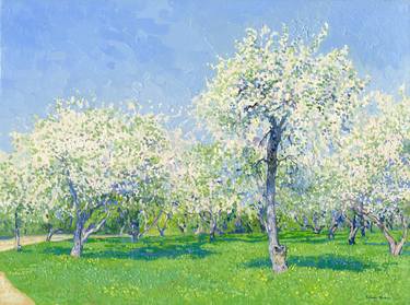Voznesensky garden. Apple trees in bloom. Kolomenskoe thumb