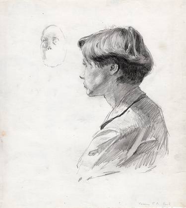 Original Portraiture Women Drawings by Simon Kojin