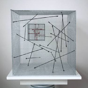 Original Abstract Architecture Sculpture by Kathleen Fabre