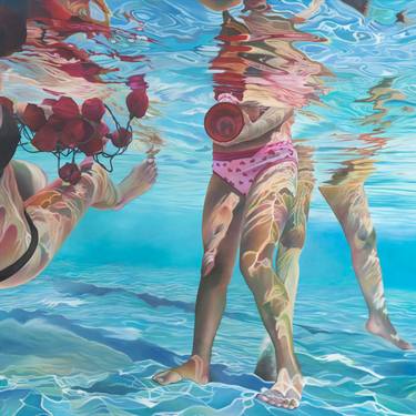 Print of Figurative Beach Paintings by Josep Moncada