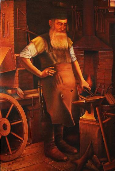 Jewish Blacksmith from Shtettel. thumb