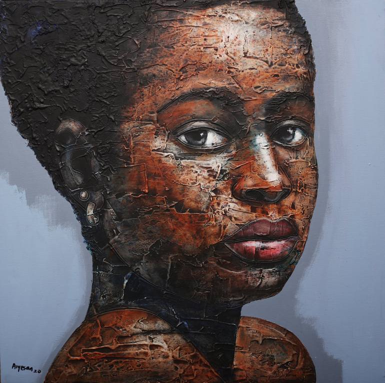 Untold Story Painting by segun aiyesan | Saatchi Art