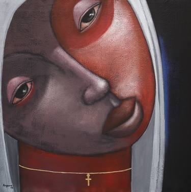 Original Surrealism People Paintings by segun aiyesan