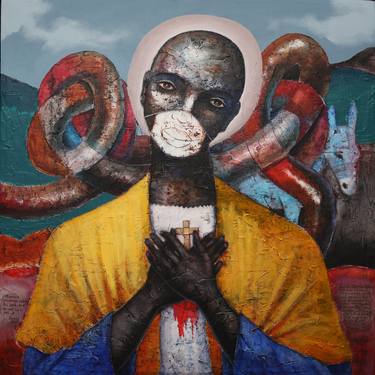 Print of Expressionism Religion Paintings by segun aiyesan