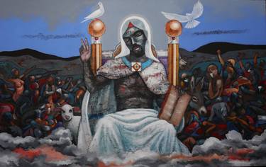 Print of Expressionism Religion Paintings by segun aiyesan