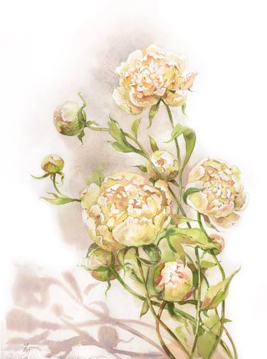 Original Fine Art Floral Paintings by Maria Zhdan
