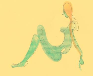 Original Abstract Body Drawings by Celina L-C