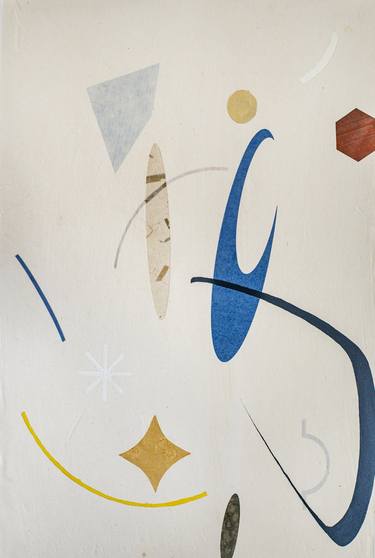 Original Conceptual Abstract Painting by Derrick Fludd