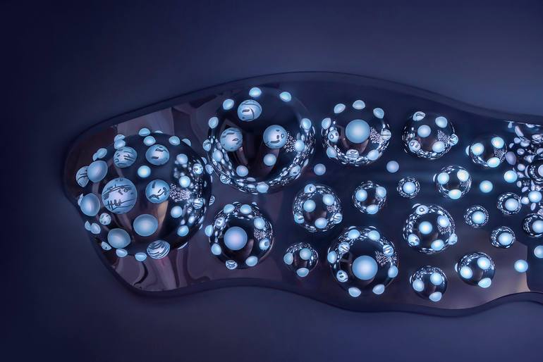 Original Contemporary Light Sculpture by Grimanesa Amoros