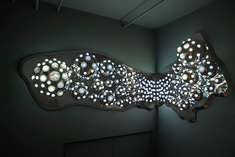 Original Contemporary Light Sculpture by Grimanesa Amoros