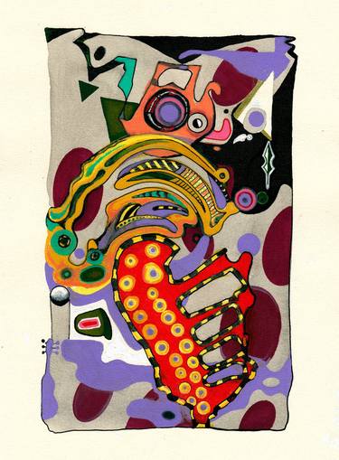 Print of Abstract Drawings by Fernando Dantas