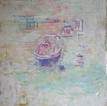 Print of Ship Paintings by Lillia Nour