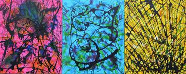 Original Abstract Expressionism Music Paintings by Bernie Wallett