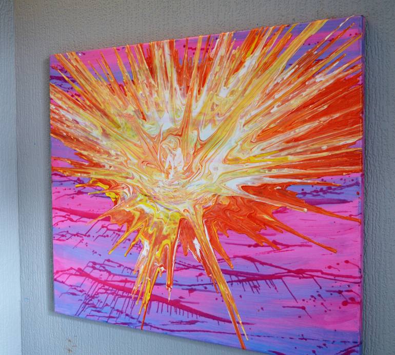 Original Abstract Music Painting by Bernie Wallett