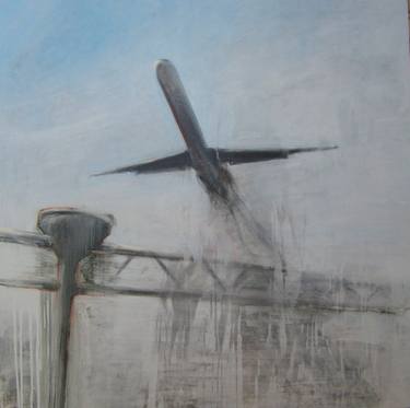 Print of Expressionism Airplane Paintings by corrado avolese