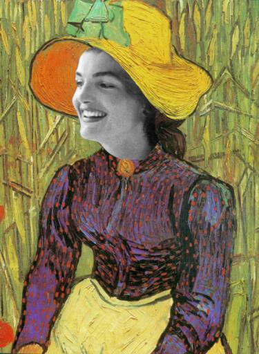 Jackie's van Gogh Hat (Jackie van Gogh Series #28) Giclee Print on Archival Paper thumb