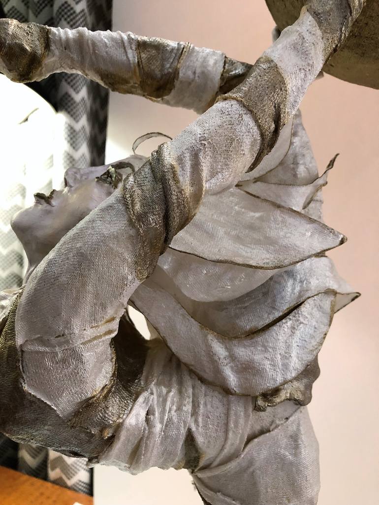 Original Art Deco Body Sculpture by Elizabeth Yarie