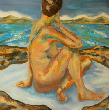 Original Expressionism Beach Paintings by Oola Mar