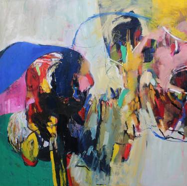 Original Abstract Expressionism Abstract Paintings by Carla Peria