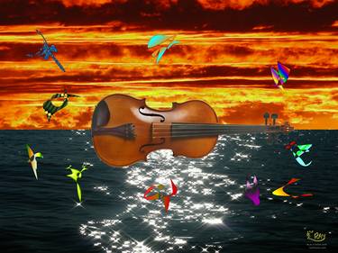 Violin @ Sea with Angels thumb